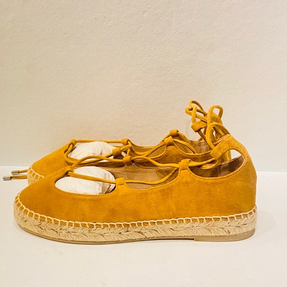 New Andrea Gomez Suede Espadrille Moccasin Sz 6 - Picture 6 of 9